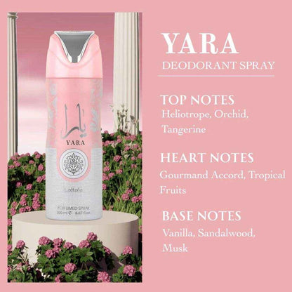 Yara Deodorant Spray - Lattafa - Arabuli Perfumes